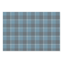 Hoki Blue and Shuttle Gray Plaid