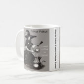 Hokos pokus集中するにはコーヒーが必要 コーヒーマグカップ (正面左)