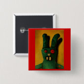 Hokuのゾンビのバニー1 缶バッジ (正面&裏面)