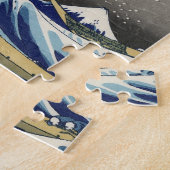 Hokusaiのオリジナルc.1930の"素晴らしい波"のコピー ジグソーパズル (側面)