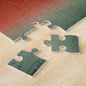 Hokusaiの南風のゆとりの空の赤富士 ジグソーパズル (側面)