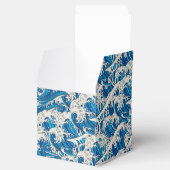 Hokusaiの大波模様の海洋青波 フェイバーボックス (オープン)