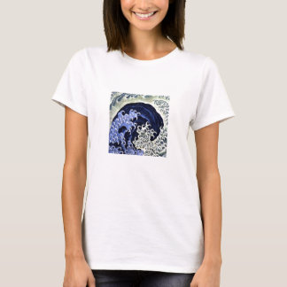 Hokusaiの女性 Tシャツ