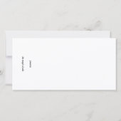 Hokusaiの平和 サンキューカード (裏面)