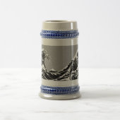 HOKUSAIの波 ビールジョッキ (中央)