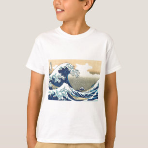 Hokusaiの素晴らしい波 Tシャツ