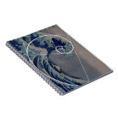 Hokusaiはフィボナッチの金比率に会います ノートブック (右側)