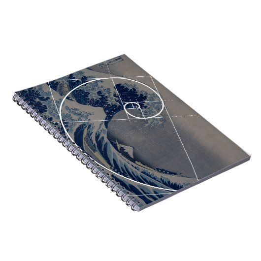 Hokusaiはフィボナッチの金比率に会います ノートブック (右側)