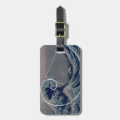 Hokusaiはフィボナッチの金比率に会います ラゲッジタグ (正面縦)