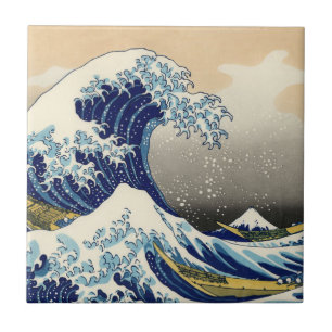 Hokusai素晴らしい波のタイル タイル