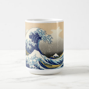 Hokusai素晴らしい波のマグ コーヒーマグカップ