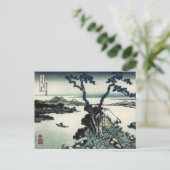 Hokusai著ヴィンテージの日本人のプリント ポストカード (スタンド正面)