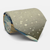 Hokusai著神奈川を離れた日本ので素晴らしい波 ネクタイ (ロール)