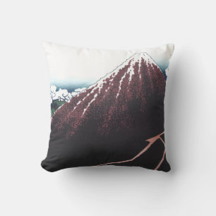 Hokusai、日本語著富士山Ukiyo-e クッション