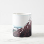 Hokusai、日本語著富士山Ukiyo-e コーヒーマグカップ (中央)