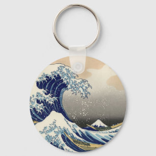 Hokusai: 神奈川の素晴らしい波 キーホルダー