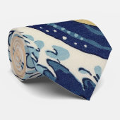 Hokusai: 神奈川の素晴らしい波 ネクタイ (ロール)