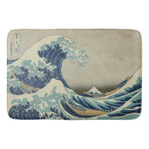 Hokusai: 神奈川を離れた素晴らしい波 バスマット
