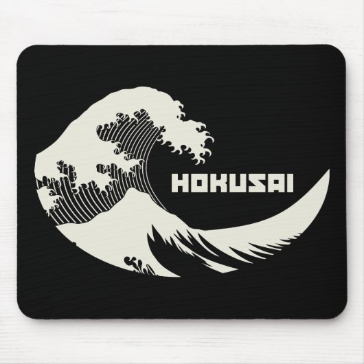 Hokusai -素晴らしい波 マウスパッド (正面)