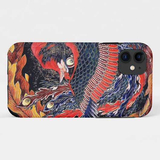 Hokusai - phoenix Case-Mate iPhoneケース (裏面(横))