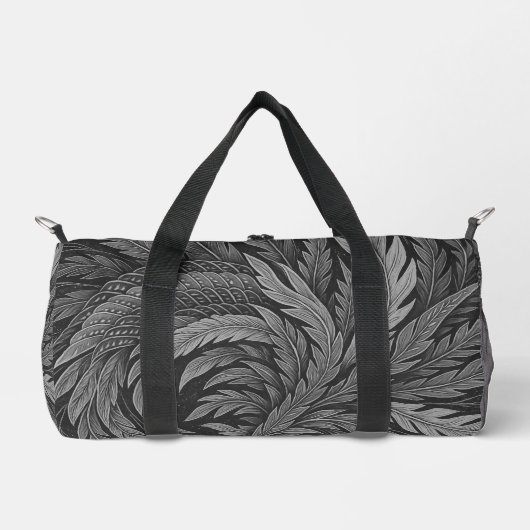 Hokusai Phoenix Japanese Art Travel & Gim ダッフルバッグ (正面)