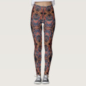 Hokusai Phoenix Leggings – Japanese Art Inspired レギンス (正面)