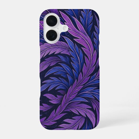 Hokusai Phoenix Purple　Jpan　Art iPhone 16ケース (裏面)