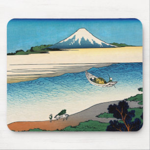 Hokusai - Tama river in the Musashi province マウスパッド