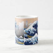 Hokusai , “ The Great Wave off Kanagawa ” コーヒーマグカッ コーヒーマグカップ (中央)