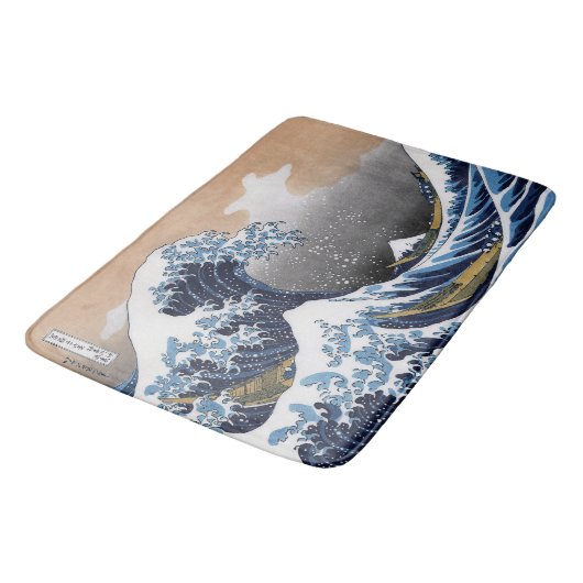 Hokusai , “ The Great Wave off Kanagawa ” バスマット (アングル)