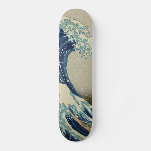 Hokusai The Great Wave off Kanagawa GalleryHD  スケートボード (正面)