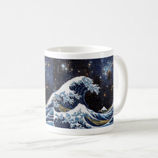Hokusai , The_Great_Wave_off_Kanagawa + LH 95 コーヒーマグカップ (正面右)