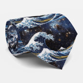 Hokusai , The Great Wave off Kanagawa + LH 95 ネクタイ (ロール)