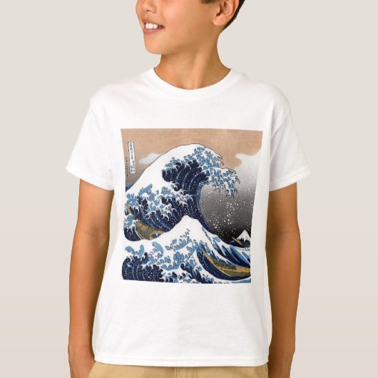 Hokusai, “ The Great Wave off Kanagawa ” Tシャツ (正面)