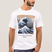 Hokusai , “ The Great Wave off Kanagawa ” Tシャツ (正面)