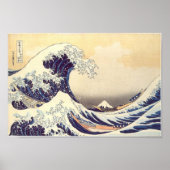 Hokusai "The Wave" ポスター (正面)