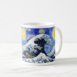 Hokusai & van Gogh コーヒーマグカップ<br><div class="desc">私は葛飾北斎とゴッホが好きな人のためにこの製品を作りました。</div>