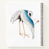 Hokusai's crane ノートブック (裏面)