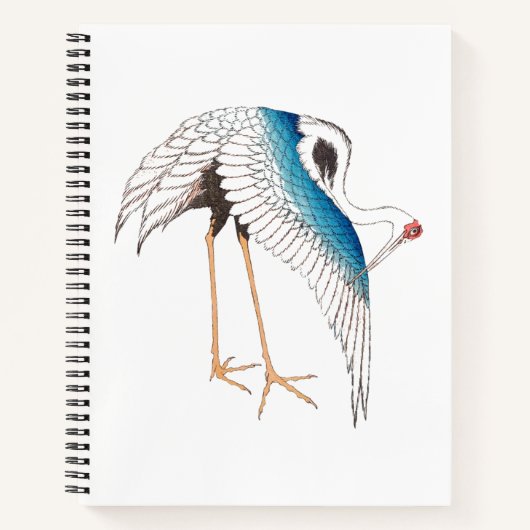 Hokusai's crane ノートブック (正面)