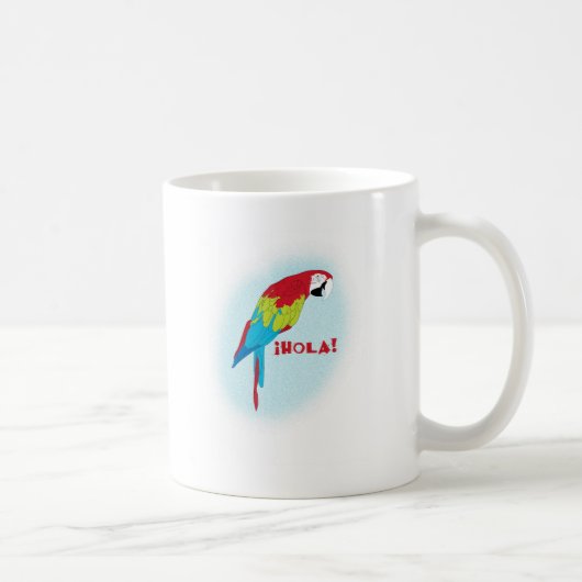 holaのオウム コーヒーマグカップ (右)