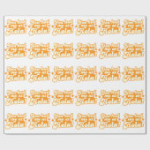 HOLAのメキシコスペインのな挨拶で私がこんにちはありました ラッピングペーパー (フラット)