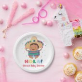 Holaのメキシコフェスタの男の子のベビーシャワーの供給 ペーパープレート (パーティー)
