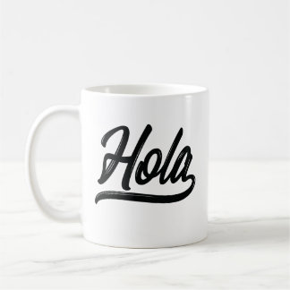 Holaスクリプト(黒) コーヒーマグカップ