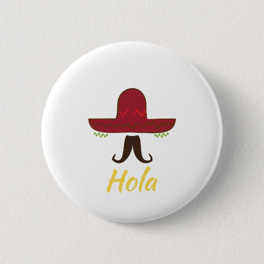 Hola 缶バッジ (正面)