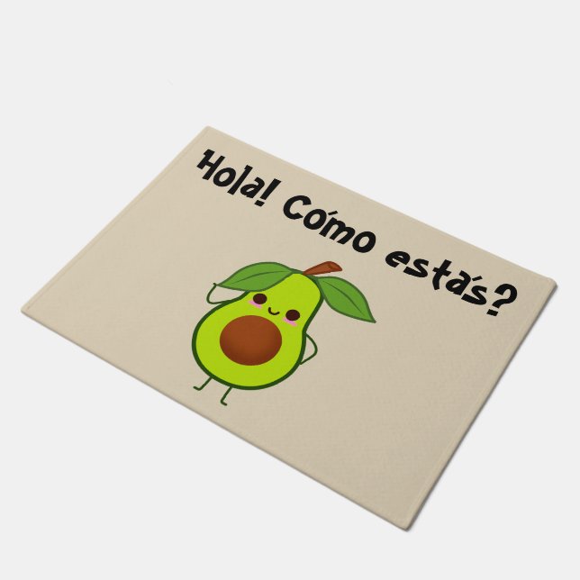 Hola! Comoのestasか。 ドアマット (アングル)