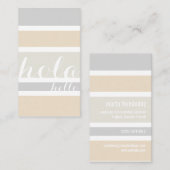 Hola hello intérprete traductor profesor idiomas 名刺 (正面/裏面)