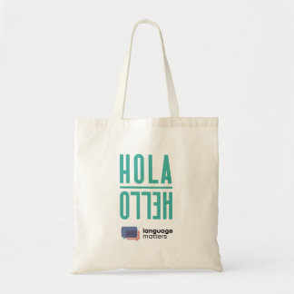 Hola/Hello Tote Bag by Language Matters トートバッグ