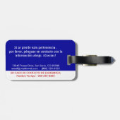 HOLA me llamo y tengo la demencia ラゲッジタグ (裏面横)