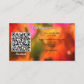 Hola Vallarta Catrinas 1718 QRコード コーリングカード 名刺 (裏面)