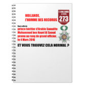 Holande Record Legion D'Honneur – ノートブック (正面)